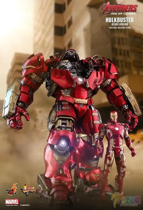 ht1比6可动人偶电影系列mms复仇者联盟2反浩克装甲豪华版