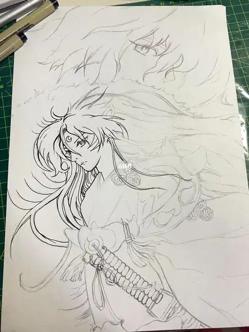 临摹手绘男神杀生丸