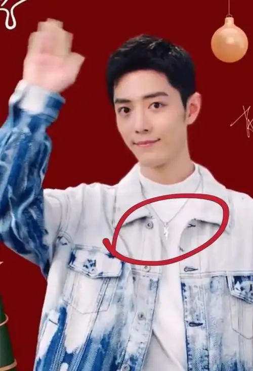 太甜了肖战戴王一博同款项链大方录视频不避讳