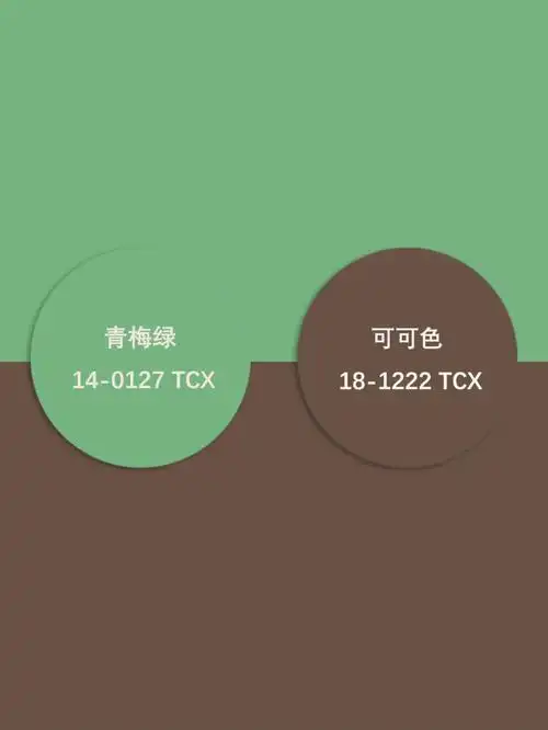 咖啡色配色/双色搭配/配色