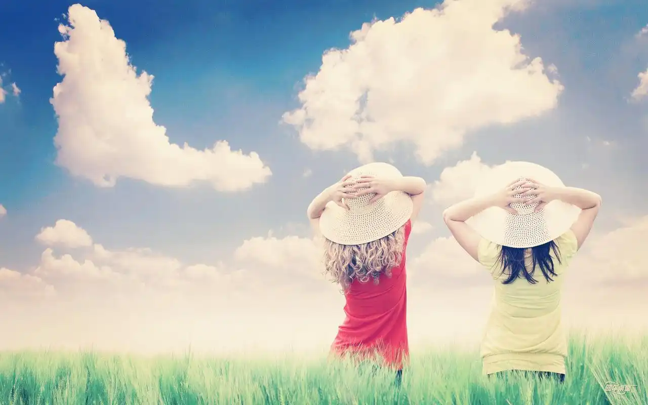 欧美非主流唯美意境可爱小女孩高清桌面壁纸(1)