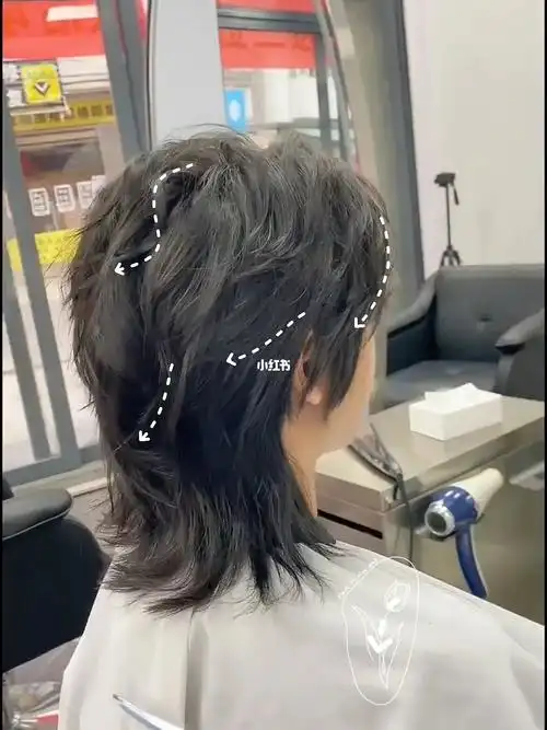 男生日系狼尾鲻鱼头换季必换发型痞帅系列