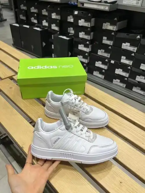 阿迪达斯女鞋adidas板鞋neo小白鞋