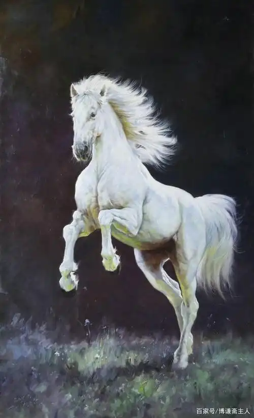 一组朝鲜画家的骏马图