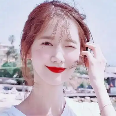 林允儿粉色头像自制