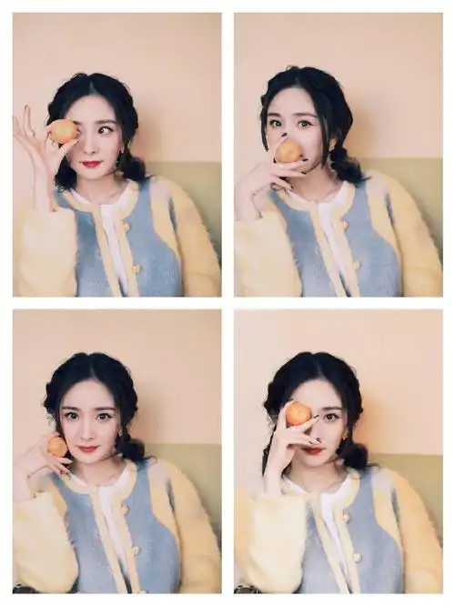 组图:杨幂《毛雪汪》清甜风大片动人 双低丸子头元气时尚感拉满