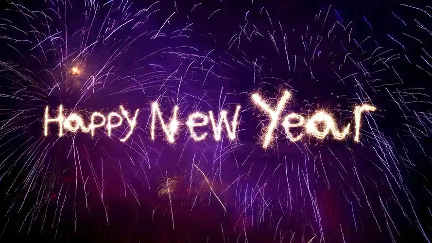 2020新年快乐创意英文,艺术壁纸-回车桌面