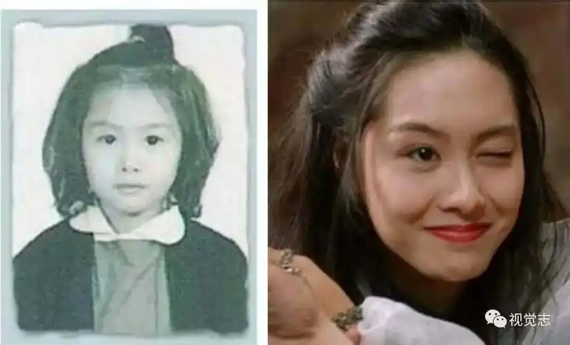 紫霞仙子朱茵从小就是美人胚子▽陈伟霆啊陈伟霆,你的眼睛可以变长变