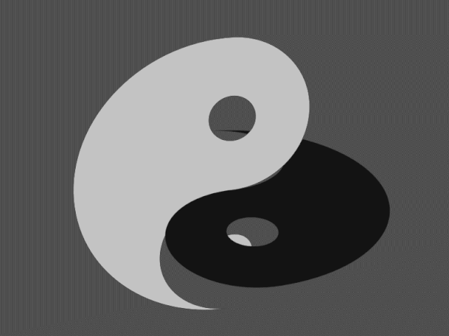 如何用3dmax制作转动的太极