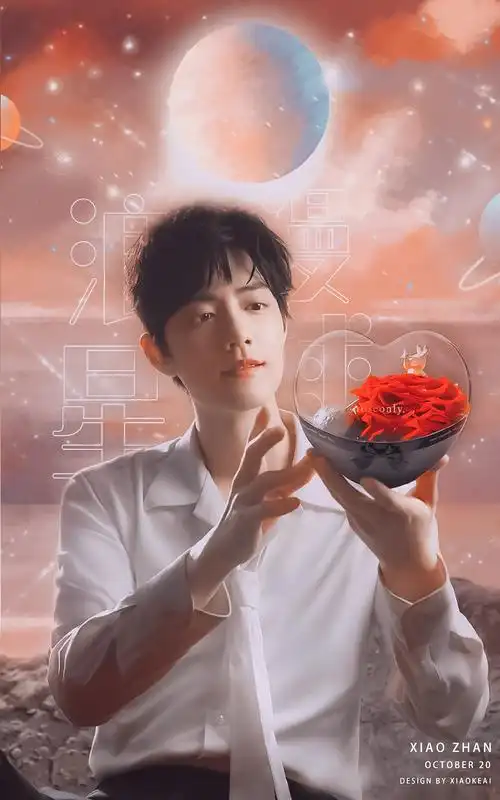 肖战黄色浪漫情人节唯美壁纸,玫瑰 - 高清图片,堆糖,美图壁纸兴趣社区