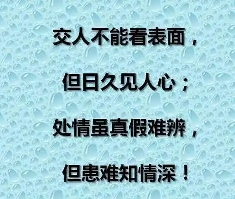 交人交心的经典句子(看清朋友看透人心的句子)