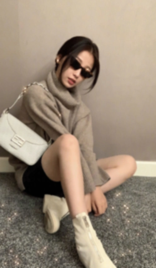 "小作精"虞书欣穿搭真大胆,穿一字肩露脐装,身材还挺有料