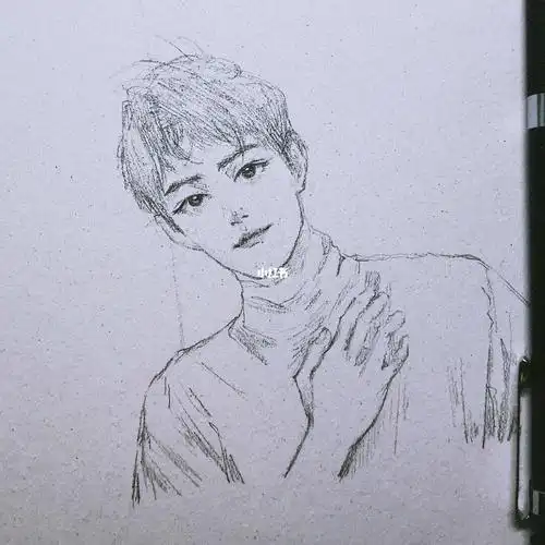 肖战  #画画我真的太喜欢肖战了!