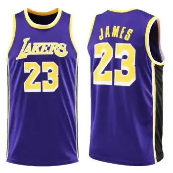 24号科比球衣湖人詹姆斯球衣欧文11杜兰特哈登库里篮球服男女上衣 湖r