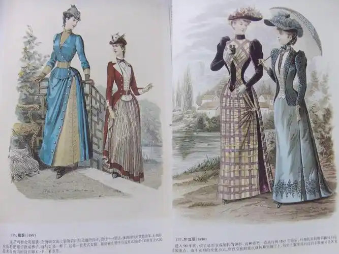 17-20世纪欧洲时装的介绍-服装图片形式
