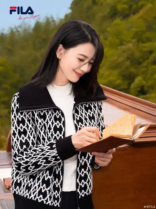 fila时尚运动代言人高圆圆##fila精致商务