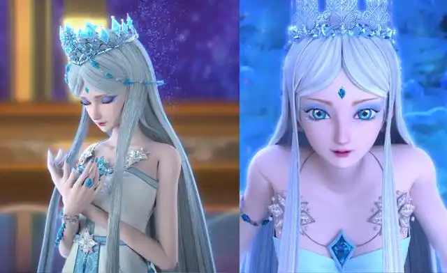 叶罗丽:冰公主又遭吐槽?忍了鸭脖子,却忍不住面条发型的修改版