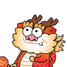 超萌龙年表情包##被这条龙萌到了##2024龙年龘吉