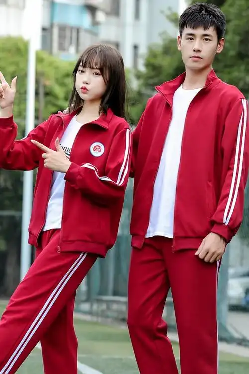 校服套装初中生高中中学生班服小学生团体服男女同校服