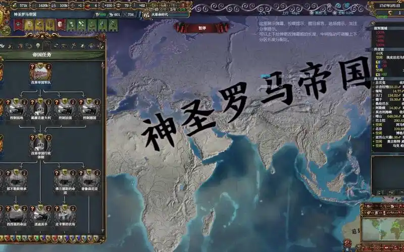 欧陆风云4 神圣!罗马!帝国!神罗球长