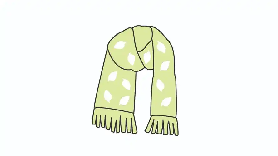 围巾怎么画 - 简笔画 - 懂得