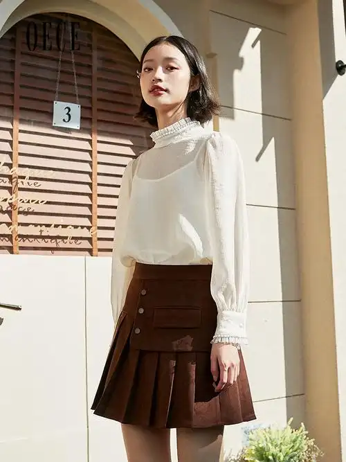 oece半身2021年春装新款女装减龄穿搭半身裙