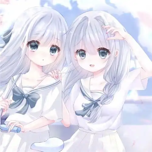 卡通动漫闺蜜头像双人二人可爱26张_闺蜜姐妹女生头像_头像屋