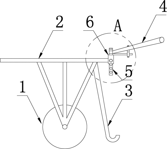 cn201907537u_独轮车有效
