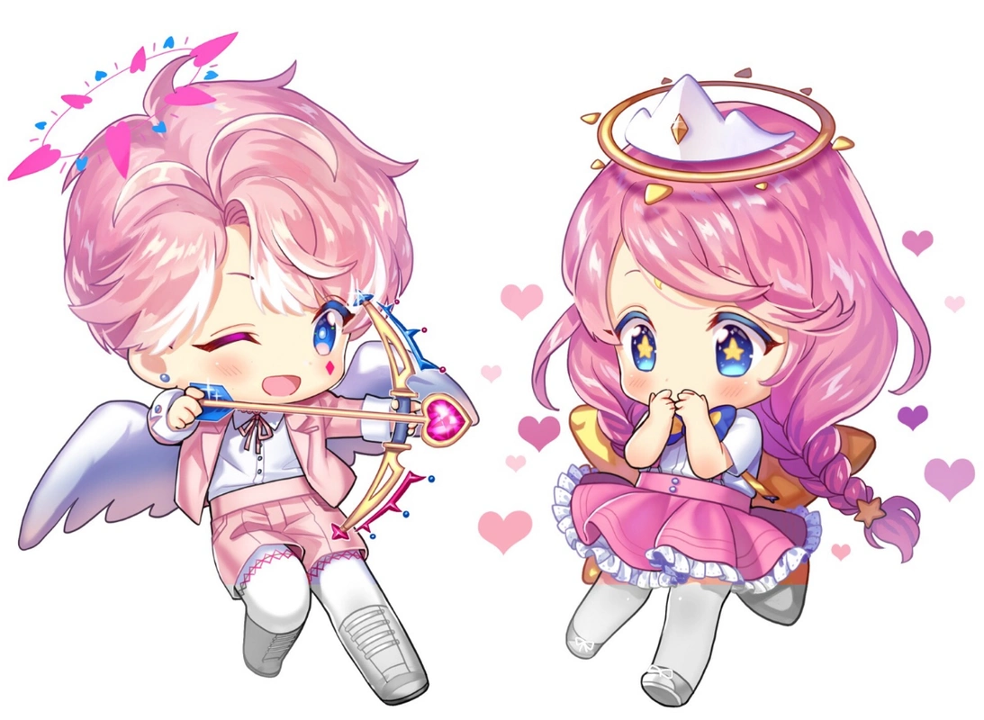 q版动漫人物|春天比你先拥抱了我