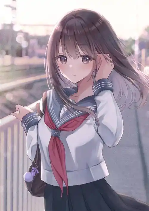 分享一组二次元女生头像 撩头发特辑p站美图欣赏_哈特