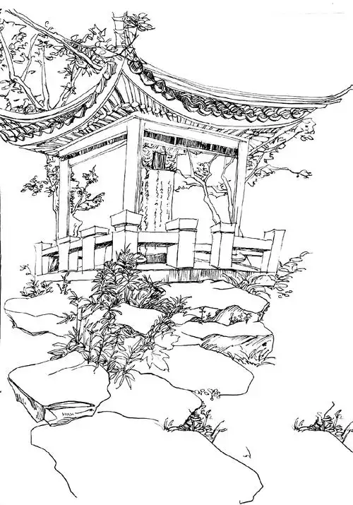 写生杂记钢笔速写苏州写生