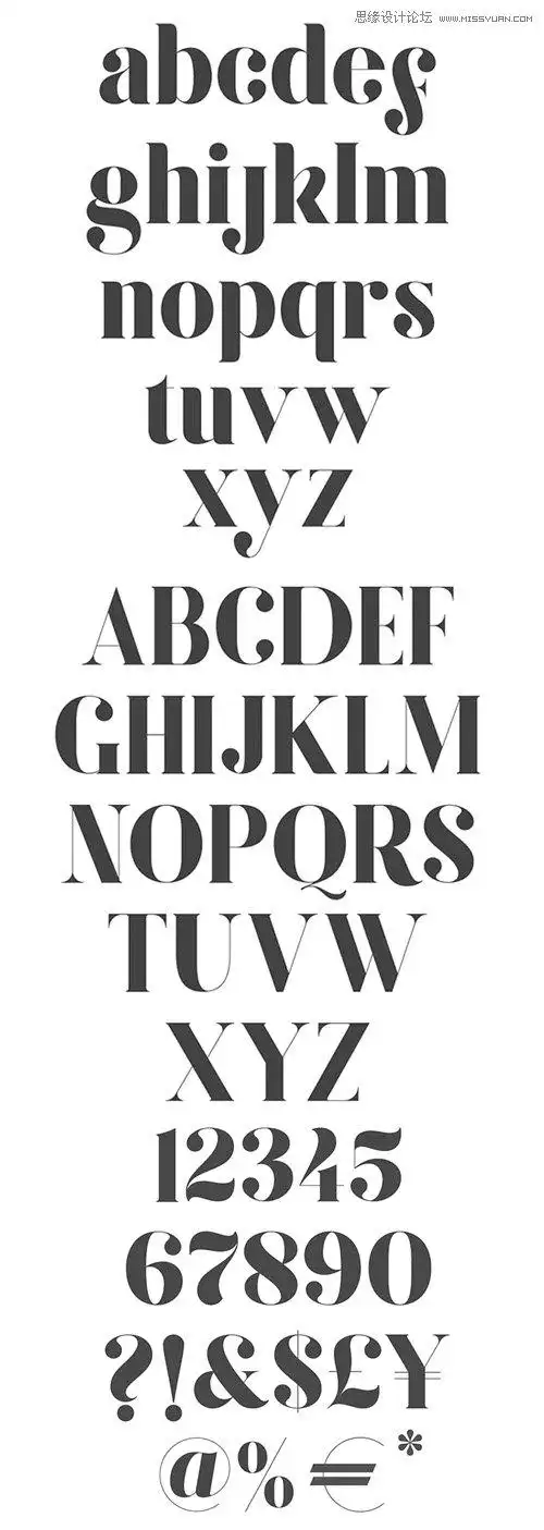 35款2014年最受欢迎的英文字体免费下载