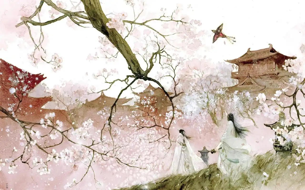 唯美动漫古风美男桌面壁纸