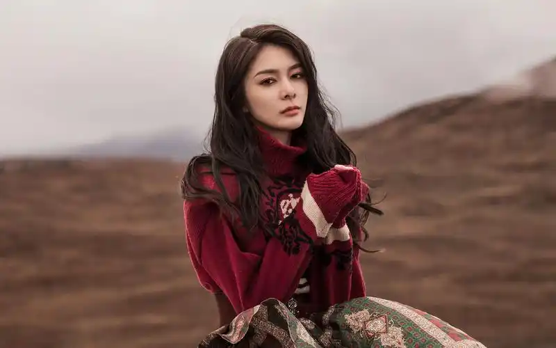 傅菁冷飒性感高清桌面壁纸