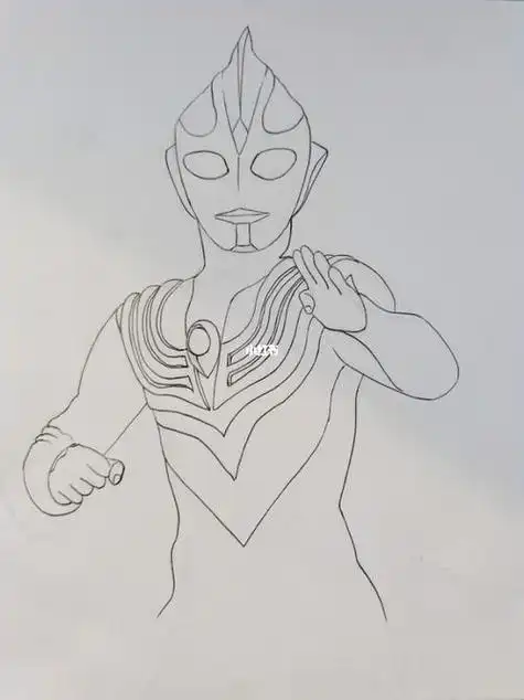 奥特曼画画奥特曼画画图片简单