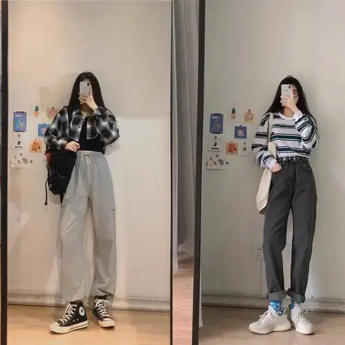 18套休闲可爱范儿的对镜穿搭合集