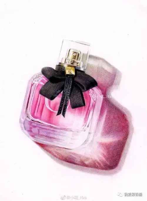 【作品】彩铅画——一瓶香水