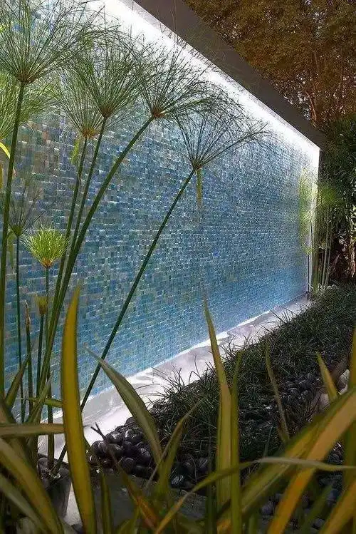 石景山花园水幕墙 芵德石假山 石景山花园假山 户外水幕墙