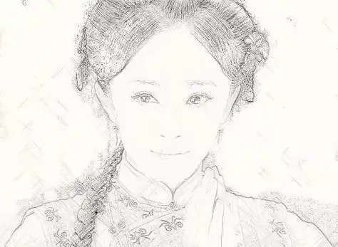 你离成为画触仅有一步之杨幂简笔画素描白浅杨幂白浅简笔画儿童画杨幂