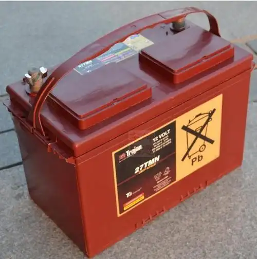 美国trojan蓄电池27tmh电动巡逻车高尔夫球扫地机专用邱健包普通干