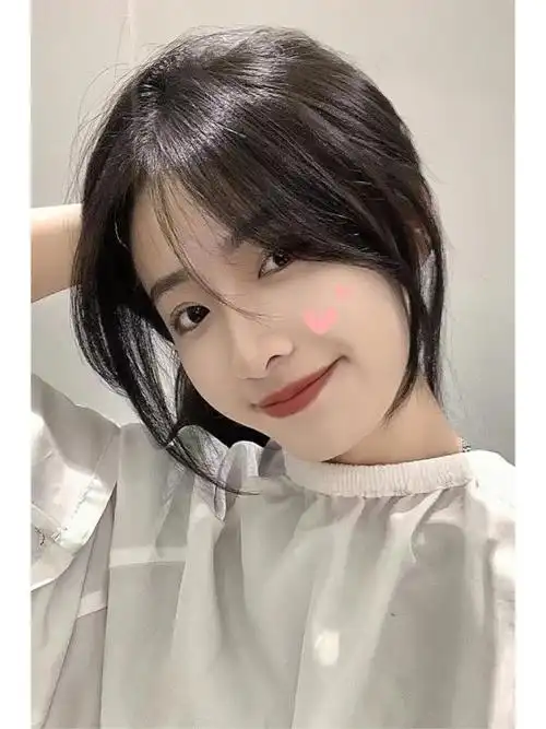 剪完显脸小一圈的法式刘海圆脸方脸超适合