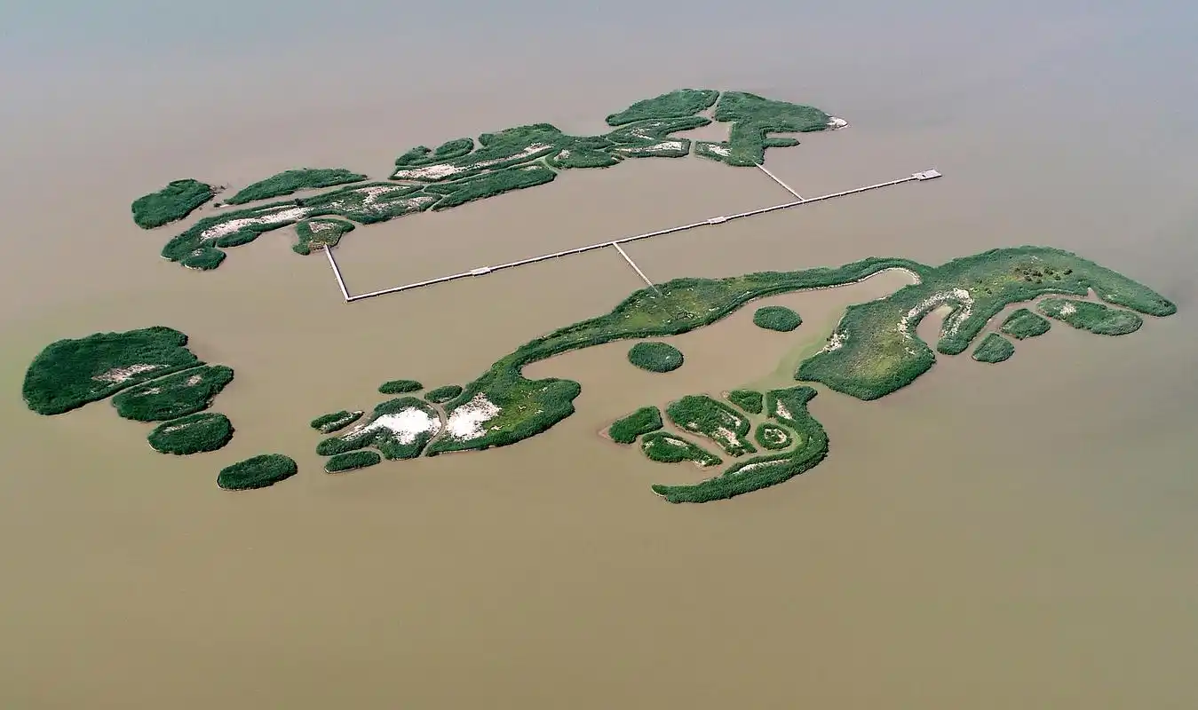 七里海湿地上的画卷