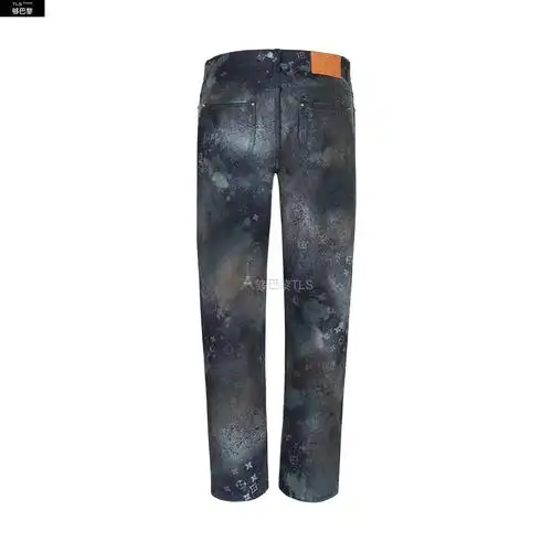 【包邮包税】 lv路易威登 21年春夏 男士 牛仔裤 monogram spray 标准