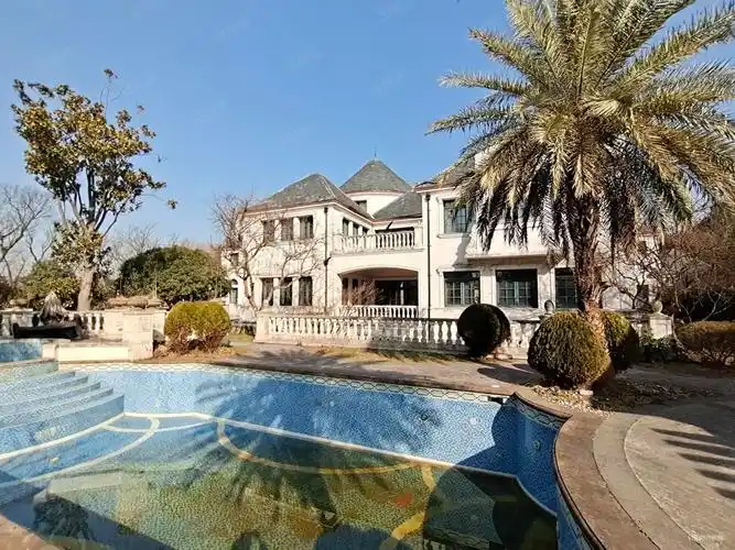 淀山湖壹号临湖豪装独栋别墅花园8亩带室内电梯室内外泳池