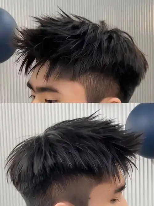 飘逸salon 男生短发爆改立体感凌乱