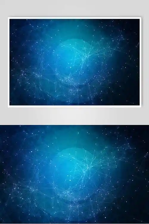 蓝色商务数码科技背景图片