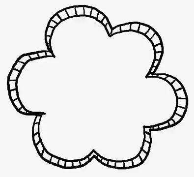 几何形状图片黑白线条素材