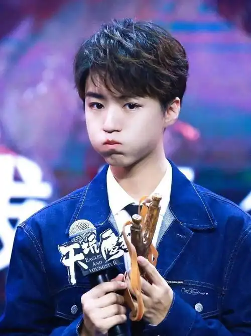 王俊凯嘟嘟嘴照片每一张都超级萌记得收藏哦