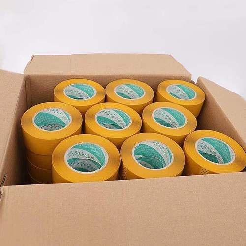 大卷透明胶带高粘度强力封箱胶带快递打包胶带批发宽胶带胶条胶纸透明