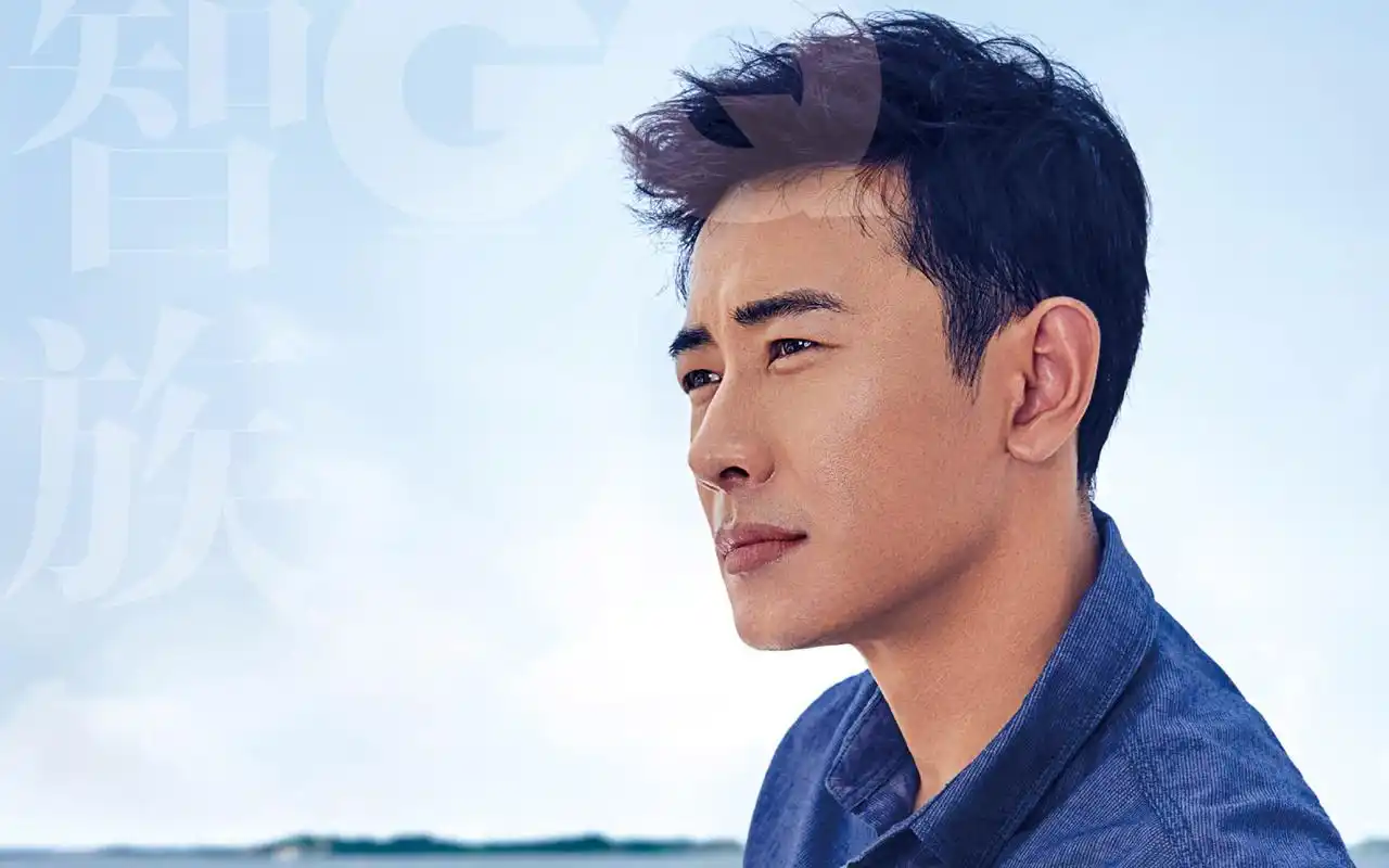 罗晋休闲时尚大片写真图片桌面壁纸